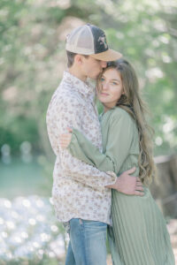 Enchanted forest engagement shoot inspiration.